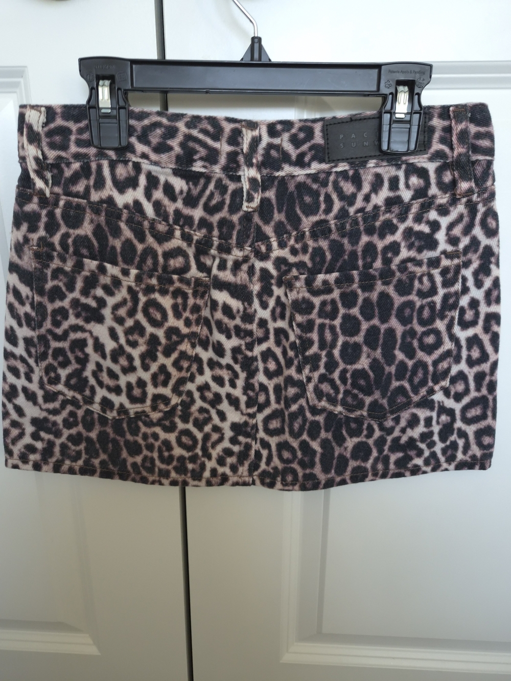 PACSUN Leopard Print Mini Skirt